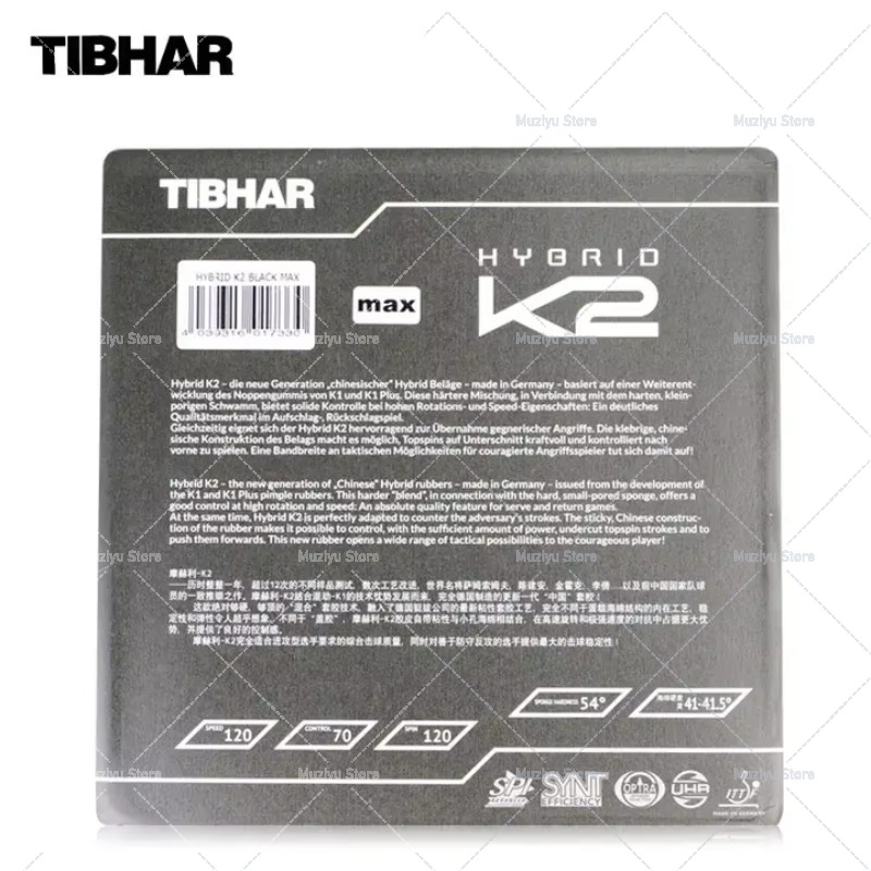 Table Tennis Hybrid Rubbers - TIBHAR HYBRID K2 Tischtennisgummi Sticky Speed