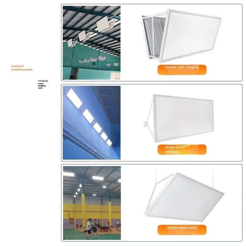 Hall Table Tennis - High-CRI Honeycomb Anti-Glare Badminton Tischtennis Halle
