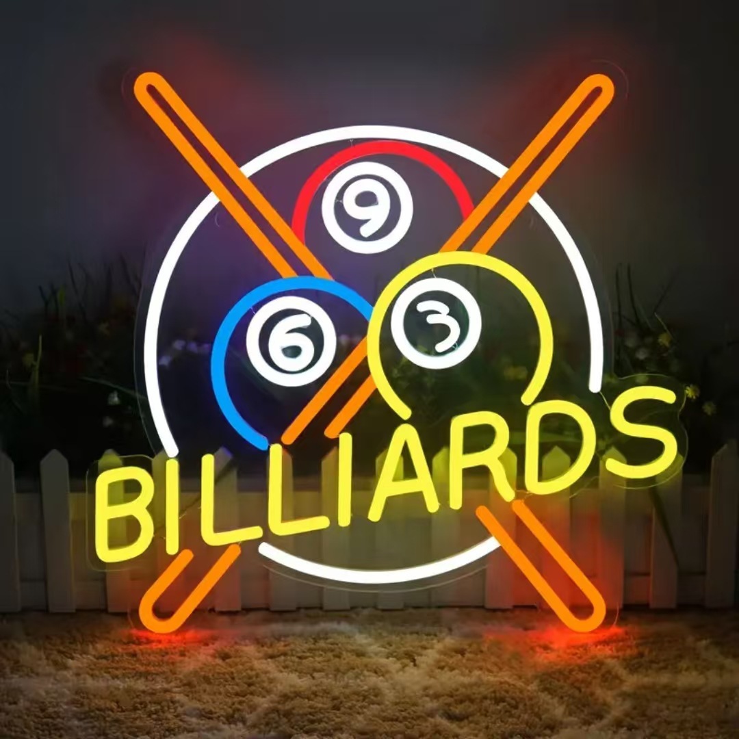 Hall Table Tennis - Neon-LED-Leuchten, beliebte, im Internet bekannte Dekorationsbilder