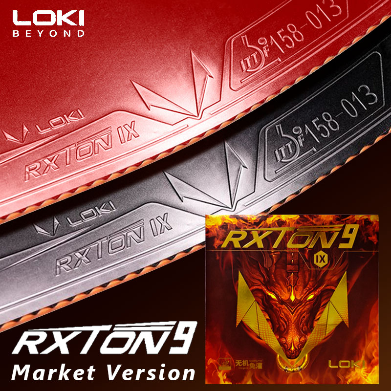 Table Tennis Game - LOKI RXTON 9 Tischtennisbelag Marktfähige Version