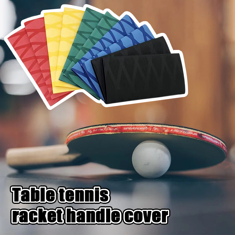 Table Tennis Hybrid Rubbers - Tischtennisschläger-Griffband mit Rutschfester Wärmeschrumpf-Gummihülle