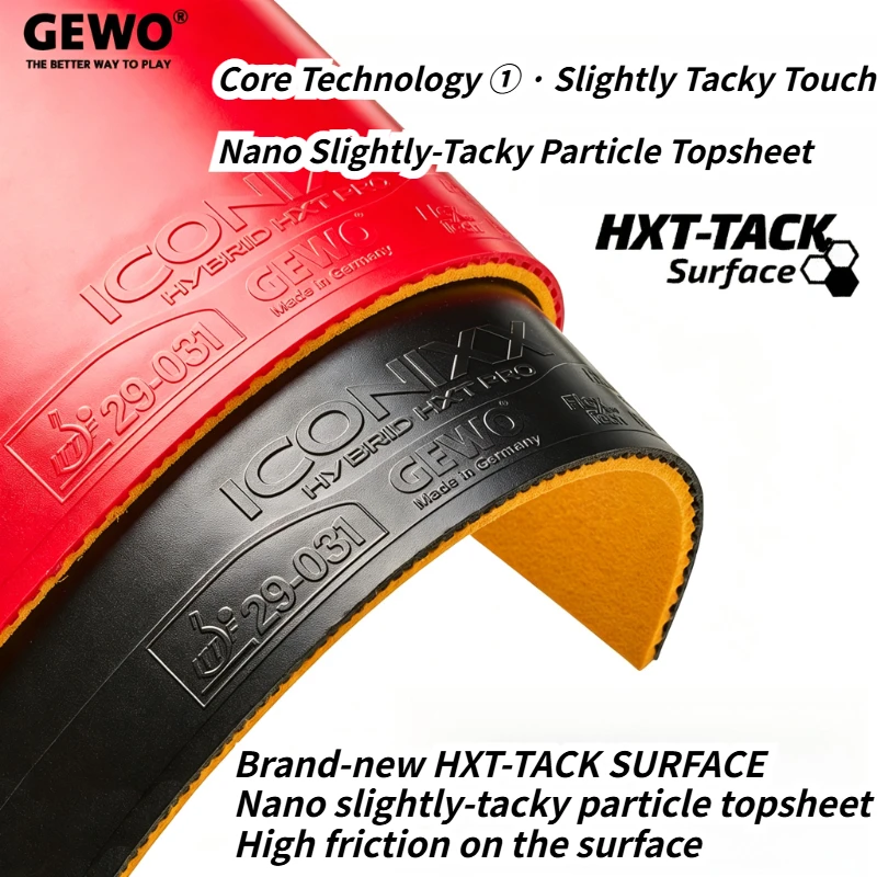 GEWO ICONIXX HYBRID HXT PRO Le – Table Tennis Hybrid Rubbers Bewertung und Preis
